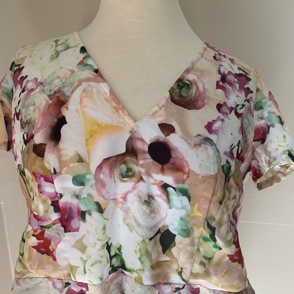 Ombré floral pattern jumpsuit - Picture 2 of 6